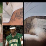 Drake Covers His LeBron James Tattoo With SGA Jersey Tattoo